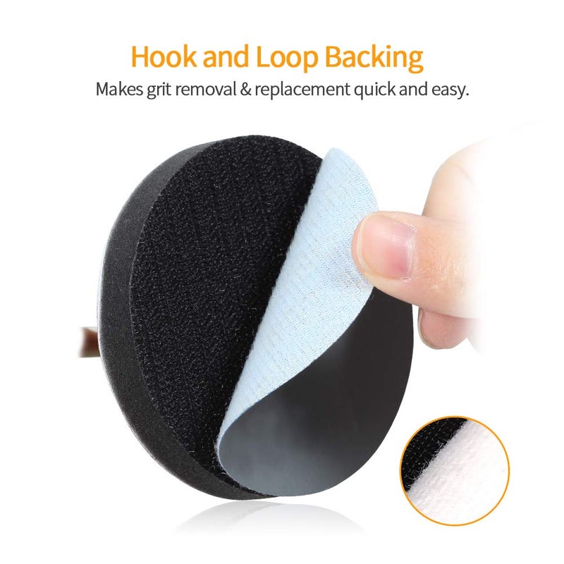 SPEEDWOX Hook and Loop Sanding Discs 100pcs 3 Inch 3000 Grit Sandpaper for Wood Drill Grinder Rotary Tools No Hole - Image 4